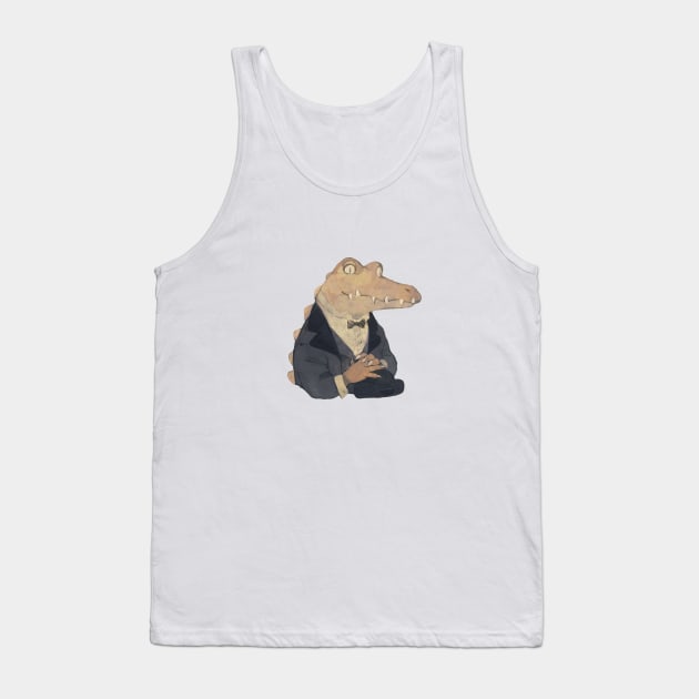 Crocodile gentleman Tank Top by rt0no